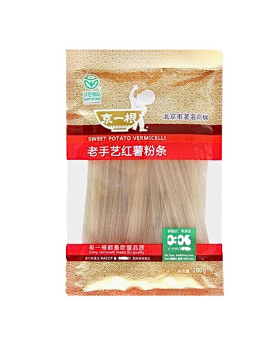 Fidea din cartofi dulci 200g 京一根老手艺红薯粉条