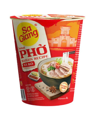 Taitei de orez instant 50g(SA GIANG PHO)牛肉风味