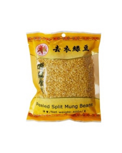 Fasole mung decojite 400g 脱皮绿豆