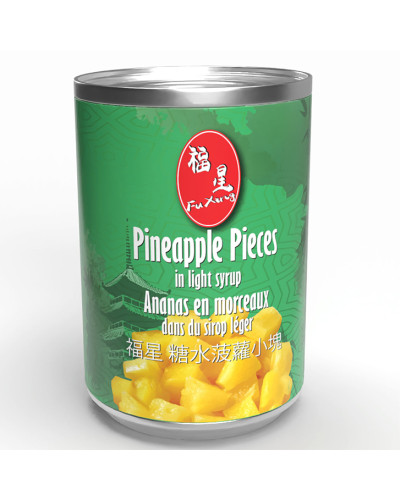 Ananas bucati in sirop la conserva 565g