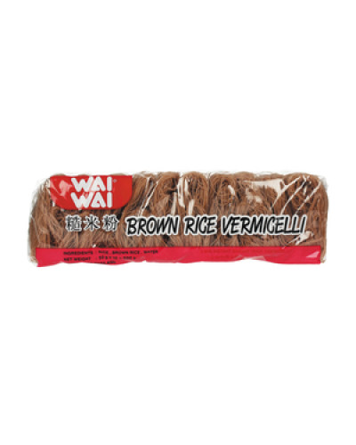 Fidea din orez brun 500g( Wai Wai)