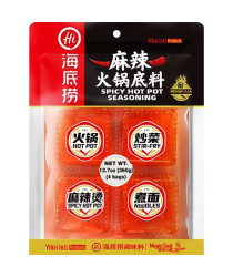 Pasta picanta condimentata pentru Hotpot 4x90g(Hi)海底捞麻辣火锅底料