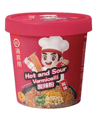 Taitei din orez instant cu sos iute& acrisor 122g 海底捞酸辣粉