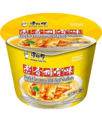 Supa cu aroma de porc si salote prajite in vas 108g 康师傅葱香排骨味