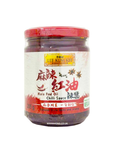 Sos chili cu ulei iute Mala 205g 李锦记麻辣红油辣酱