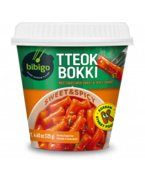 Topokki instant cup 125g(Bibigo) dulce & picant