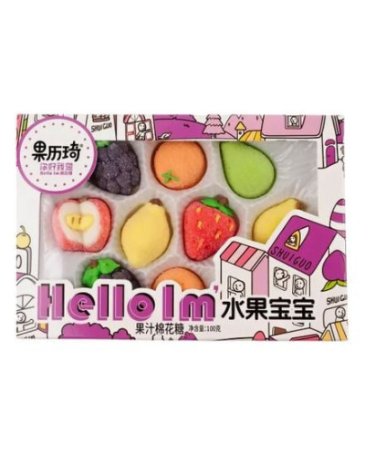 Bezele Hello în formă de fructe 100g